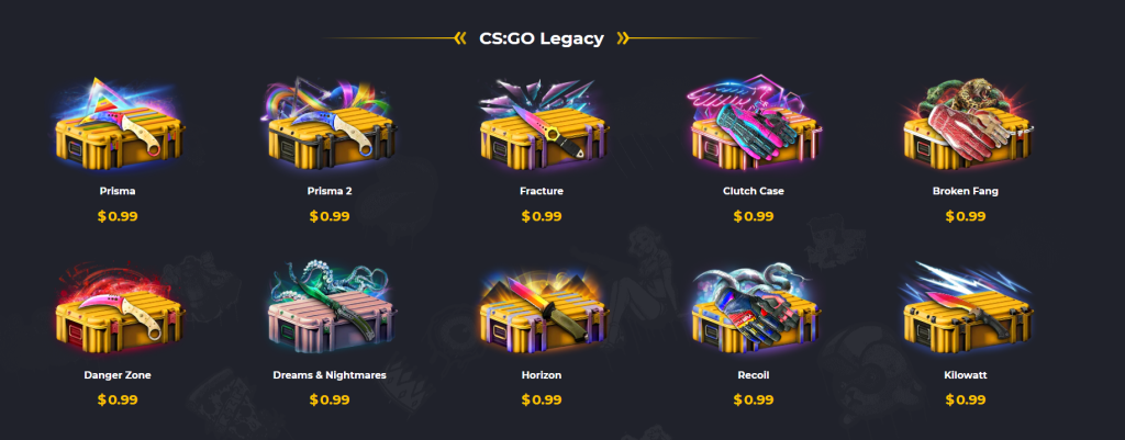 CS:GO Legacy Cases