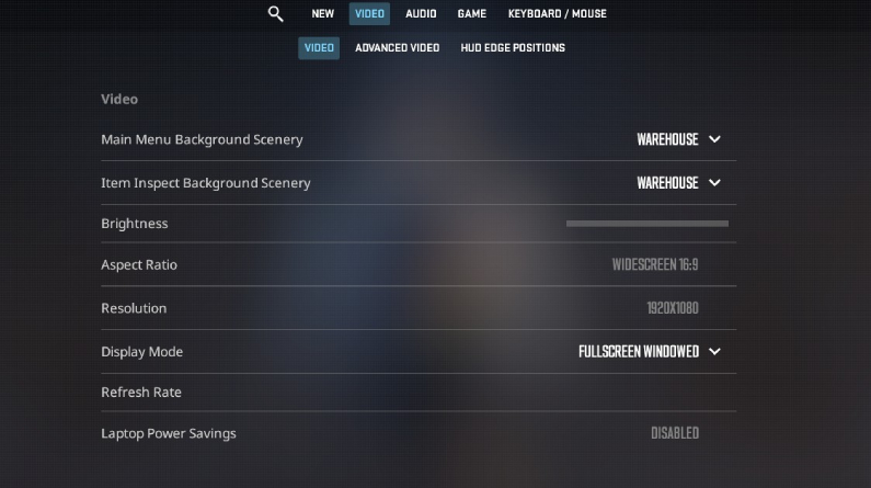 You can reduce the chance of crashing and freezing by turning off full-screen mode. This photo provides detailed instructions on how to turn off full-screen mode to stop CS2 random crashes.